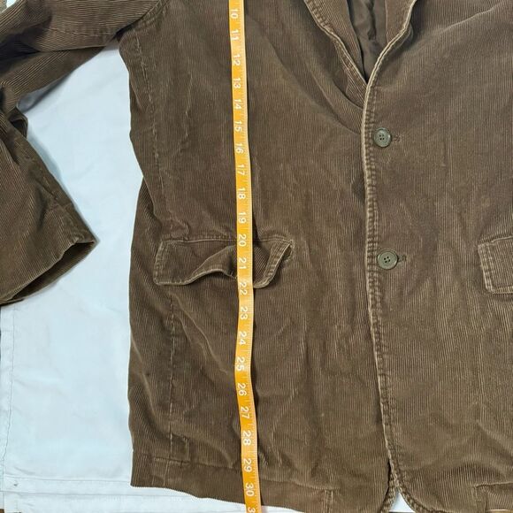 J Crew Corduroy Blazer Jacket Men sz M Brown Pocket Classic Fit Academia Preppy - Picture 5 of 7